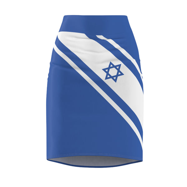 Israeli Flag Pencil Skirt