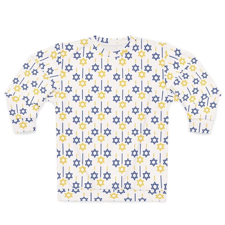 Chanukah Stars of David Sweatshirt
