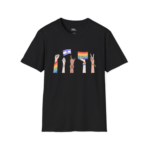 Israeli & Queer Flag Pride T-Shirt