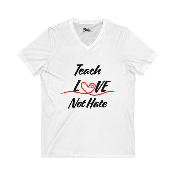 Teach Love Unisex V-Neck T-Shirt