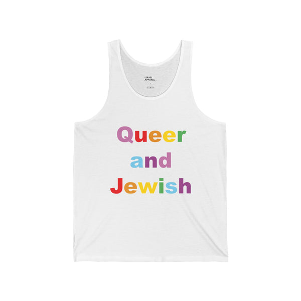 Queer and Jewish Muscle Tee Tank-Top