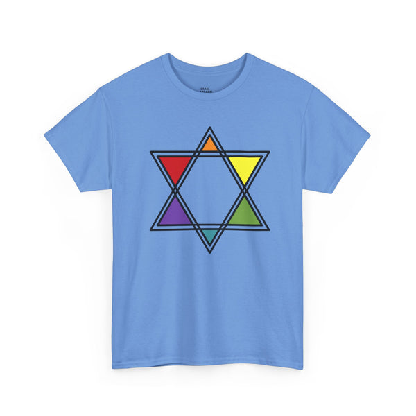 Rainbow Star of David T-Shirt