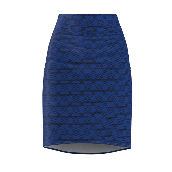 Subtle Star of David Pattern Skirt