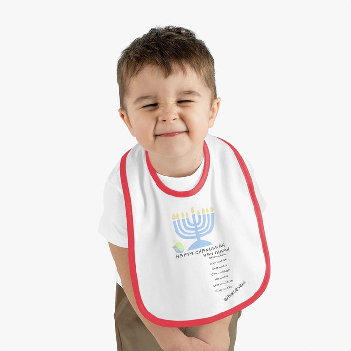 Happy Hanukkah Baby Bib