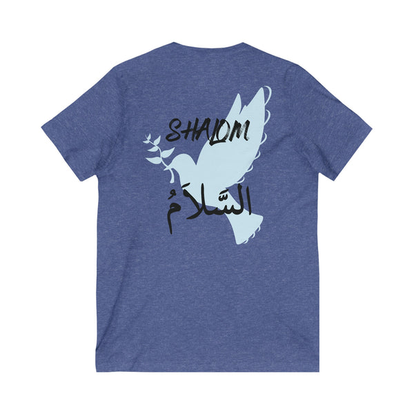 Shalom Salaam V-Neck Tee