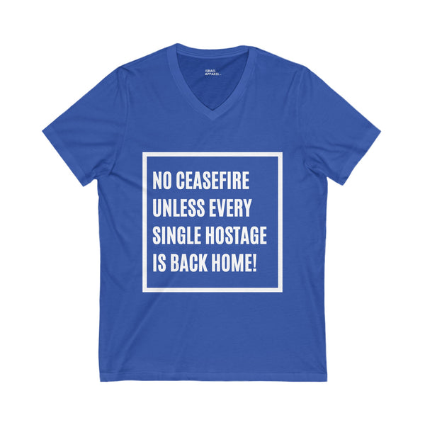 No Ceasefire V-Neck T-Shirt