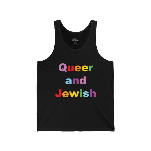 Queer and Jewish Muscle Tee Tank-Top