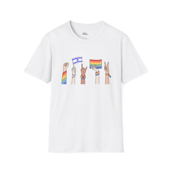 Israeli & Queer Flag Pride T-Shirt