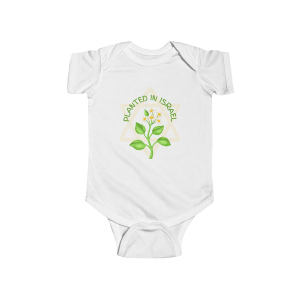 Planted in Israel Infant Bodysuit